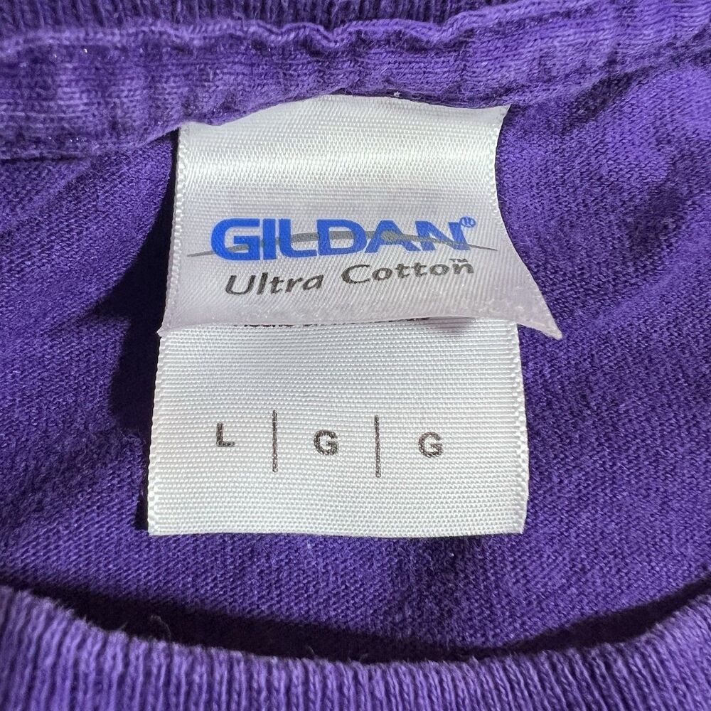 Lot of 2 Northwestern Wildcats Long Sleeve Purple Shirts Fanatics Gildan Large - Picture 8 of 16